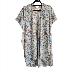 New With Tags Floral Kimono Cardigan